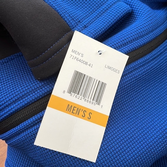 NWT Spyder Raider Full Zip Front Jacket Mens S
Blue Turtleneck Zipped Pockets - Picture 11 of 11